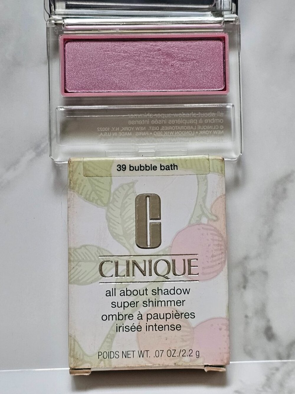 Clinique BUBBLE BATH All About Shadow Super Shimmer (0.07 oz.)
